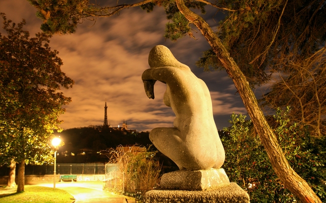 DARBORD-Statue-jardin-Chartreux-Nuit